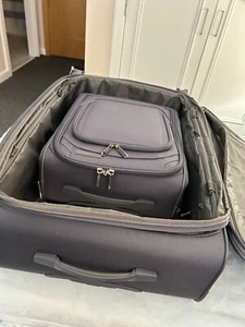 Samsonite Matching Ascentra Blue Suitcases 29 " and Underseat Luggage - Picture 1 of 21