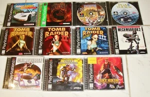 11 Popular Games Sony Playstation 1  PS2 Mortal Combat, Commandos, Tomb Raider + - Picture 1 of 14