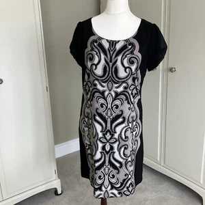 LADIES JOHN ROCHA BLACK DRESS SIZE 14 - Picture 1 of 8