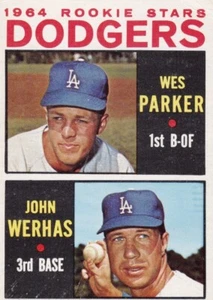1964 Topps - #456 Wes Parker, John Werhas (RC) - Picture 1 of 2