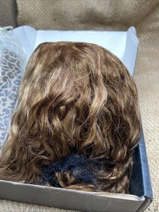 Nadula Bye Bye Knots Kleberlose Perücke Körperwelle 7x5 unsichtbare Knoten 14 braun blond - Bild 1 von 9