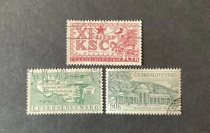 Estampillas Checoslovaquia Scott #859-61 usadas - Imagen 1 de 1