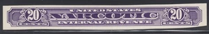 US, Sc RJA70a MNH. 1919-64 20c violet NARCOTIC TAX STAMP, fresh, bright, VF - Picture 1 of 2