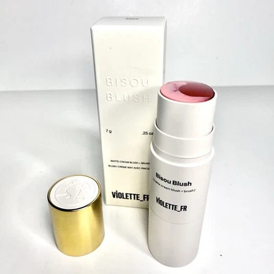 Violette FR Bisou Blush Matte Cream Blush + Brush AISSA - Full Size Boxed - Image 1 of 4