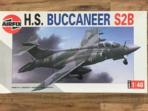 1/48 Airfix H.S. BUCCANEER S.2B: RAF Euro & Gulf War *Builder Kit, bagged OOP - Picture 1 of 2