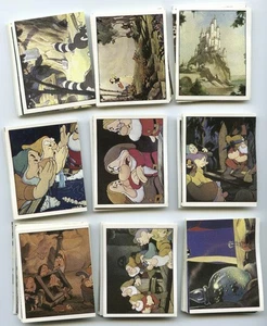 Snow White Seven Dwarfs Disney Panini 1 - 225 Sticker Card Set Complete - P412 - Picture 1 of 2