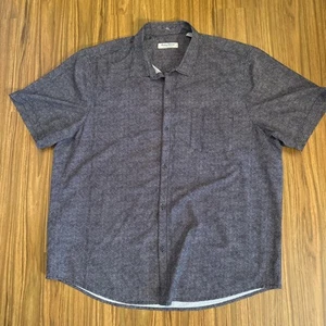Camisa de campamento Tommy Bahama para hombre 2XB negra Bahama Coast Tiles IslandZone S/S Preppy C - Imagen 1 de 5