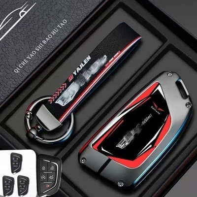 Key Fob Cover Case Shell for Cadillac CT5 CT6 ATS XT5 XT4 Escalade ESV - Image 1 of 4