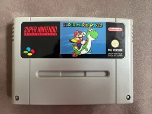 Nintendo SNES Super Nintendo Spiel / Modul Super Mario World - Bild 1 von 2