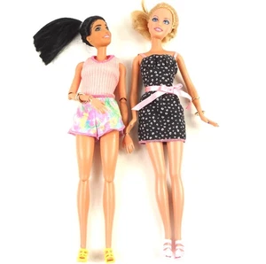 Mattel Barbie 2 Dolls Upgraded Clothing . SUPERB CONDITION Series 1 - (0011) . - Picture 1 of 11