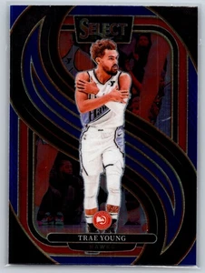 2024-25 Panini Select TRAE YOUNG Premier Level Retail Blue #123 Atlanta Hawks - Picture 1 of 2