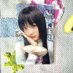 Tarjeta fotográfica transparente Illit auténtica Corea Kpop Wonhee Minju Moka Iroha Yunah - Imagen 1 de 2