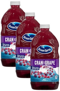Ocean Spray Juice, Cranberry Grape, 64 Fl Oz Bottle 64 (Pack of 3) - Picture 1 of 10