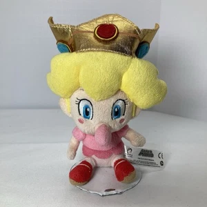 Super Mario Bros Baby Princess Peach Soft Plush Toys 6" Stuffed Doll Kids 2012 - Picture 1 of 8