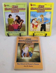 Vintage The Baby-Sitters Club Paperback Book Lot 7 8 9 Scholastic Ann Martin - Foto 1 di 6