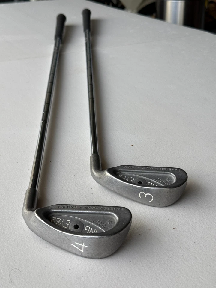 Juego de empuñaduras originales Ping Black Dot EYE 2 3 y 4 hierro Karsten Ping KTM eje Foto 1 de 4