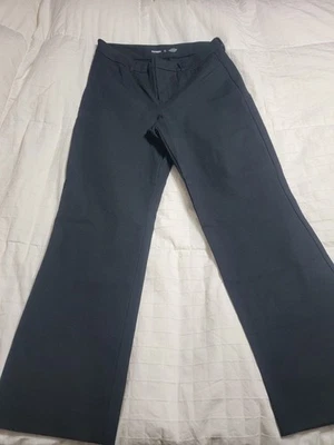 Новые без ценников высокие прямые черные брюки пикси Old Navy - Изображение 1 из 3