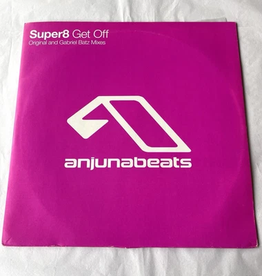Super8 ‘Get Off’ 12’’ Vinyl Record. Anjunabeats Records - Image 1 of 4