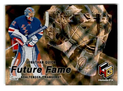 2023-24 Jonathan Quick Upper Deck Extended HoloGrFx Future Fame - NY Rangers - Image 1 of 2