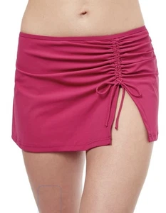 Profile By Gottex Tutti Frutti Cherry Sz 16 Womens Side Shirred Swim Skirt EUC - Picture 1 of 9