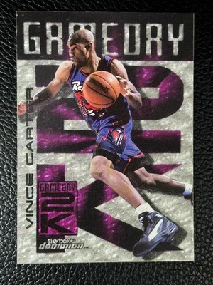 1999 Skybox Dominion Game Day 2K Warp Tek #1 Vince Carter  - Image 1 of 2