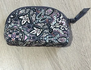 Vera Bradley Bonbon Medallion Travel Zip Make Up Cosmetics Toiletry Bag Pouch - Picture 1 of 7