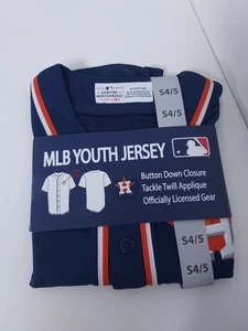 Camiseta deportiva juvenil Astros mercancía genuina para niños, S (4/5) - Imagen 1 de 2
