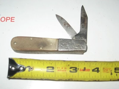 VINTAGE POCKET KNIFE WITH BONE HANDLE - Image 1 of 3