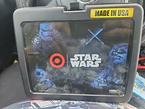 Star Wars Thermos Lunch Box Plastica Nera Made in USA Senza Bottiglia - Foto 1 di 5