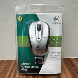 Logitech M305 Wireless Mouse Black/Silver Sealed In original packaging READ - Picture 1 of 6
