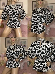 HIGH GLOSS MIRROR SHINE LIQUID SATIN Sexy Secretary GOVERNESS Mistress Blouse - Picture 1 of 24