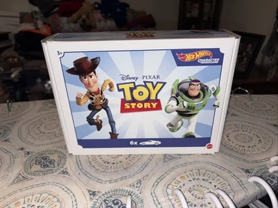 Hot Wheels Mattel Disney and Pixar Toy Story 4 Bundle of 6 1:64 Scale Charact... - Image 1 of 3