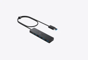 Anker 4-Port USB 3.0 Hub, Ultra-Slim Data USB Hub with 2 Ft Extended Cable A7516 - Picture 1 of 1