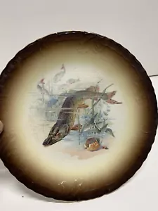 Decorative Plate IOGA Mark, Warwick China Co. circa Early 1900s A111 - Picture 1 of 3