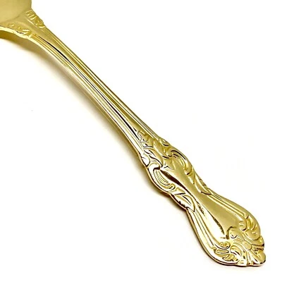 Reed & Barton GOLDEN MARLBOROUGH Design Stainless Gold Plated Flatware CHOICE - Image 1 of 3