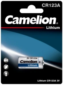 2 x CR123A Camelion CR123 CR17345 Photo Foto-Batterie 3V Lithium Blister - Bild 1 von 1