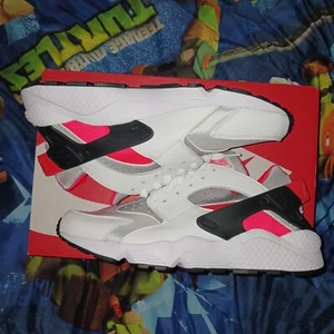 Nike Men’s Air Huarache Running Sz 11 White Infrared Black | DX4259-100 | NiB - Picture 1 of 11