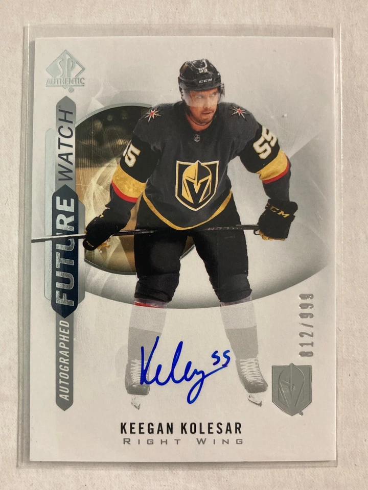 2020-21 SP Authentic #154 Keegan Kolesar FW RC /999  H3R1B - Image 1 of 2