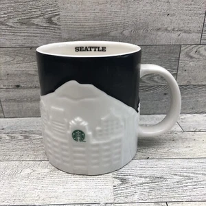 Seattle USA Starbucks Kaffeebecher Tasse 16oz Relief 3D Collector Series ohne Box - Bild 1 von 5