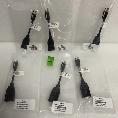 PNY 91008582V3 Mini Display Port to Display Port Adapter Cable CB803E-4000-10F - Image 1 of 4
