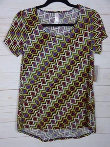 Top Lularoe para mujer clásico T multicolor talla XS NUEVO CON ETIQUETAS - Imagen 1 de 3