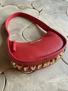 Borsa a tracolla Steve Madden borsa rossetto rosso oro massiccio logo sul fondo BSABINE - Foto 1 di 8
