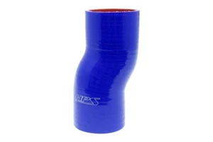 HPS 3" ID 6" Long High Temp 4-ply Reinforced Silicone Offset Coupler Hose Blue - Bild 1 von 3