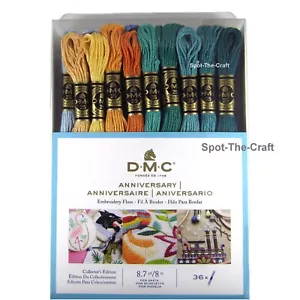 DMC Floss Anniversary 36 Skeins 6 Strand Embroidery Thread Collector's Edition - Picture 1 of 3