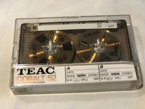 blank TEAC COBALT 52 Cassette Tape Type II Reel to Reel used EXCELLENT high - Picture 1 of 3