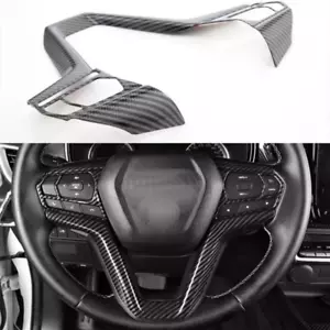 Per Isuzu MU-X MUX 2023 2024 2025 Fibra di Carbonio Coprivolante Auto Trim - Foto 1 di 7