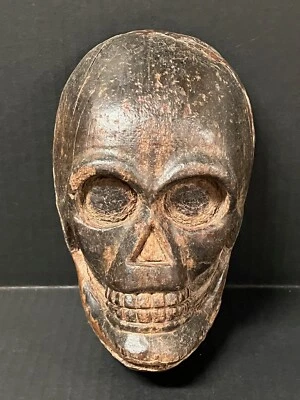 SKULL PAPERMACHE MOLD  #138 - Image 1 of 4