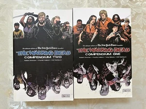 (Lot) THE WALKING DEAD Compendium Graphic Novels Books 1 & 2 - Picture 1 of 6
