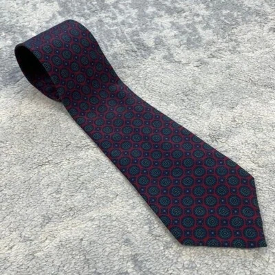 Corbata Ungaro Paris Hecha a Mano en España Cuello de Seda Negocios Formal Fiesta Geométrica Foto 1 de 4