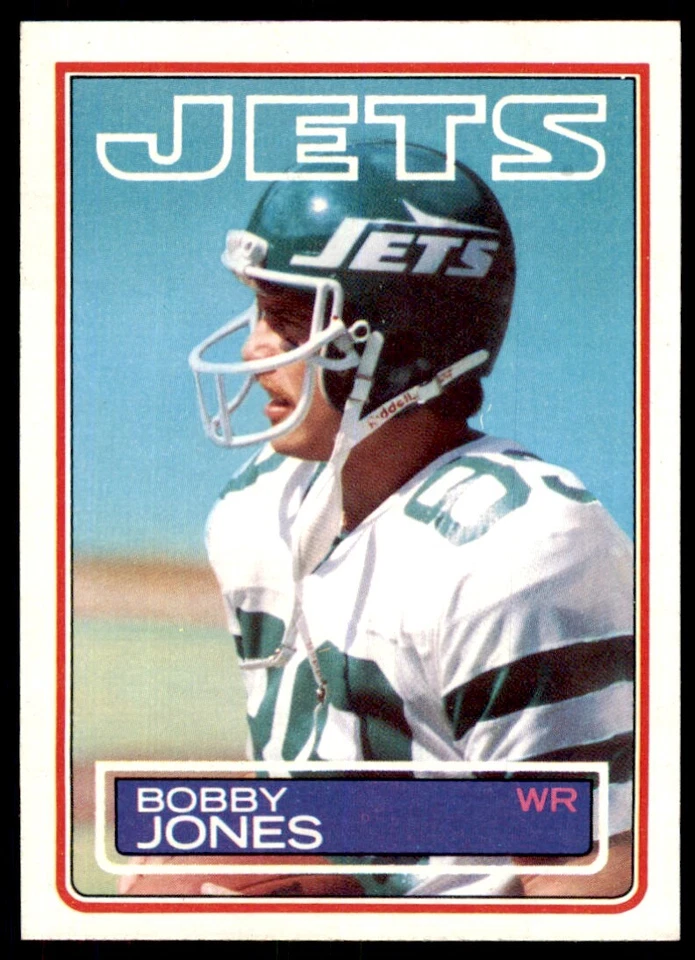 1983 TOPPS] BOBBY JONES NEW YORK JETS #344 - Image 1 of 2